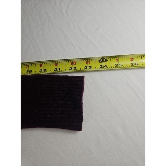 Rugby Ralph Lauren Wool Cashmere Suede Elbow Patch Preppy Tunic Sweater Dress S - Picture 15 of 16